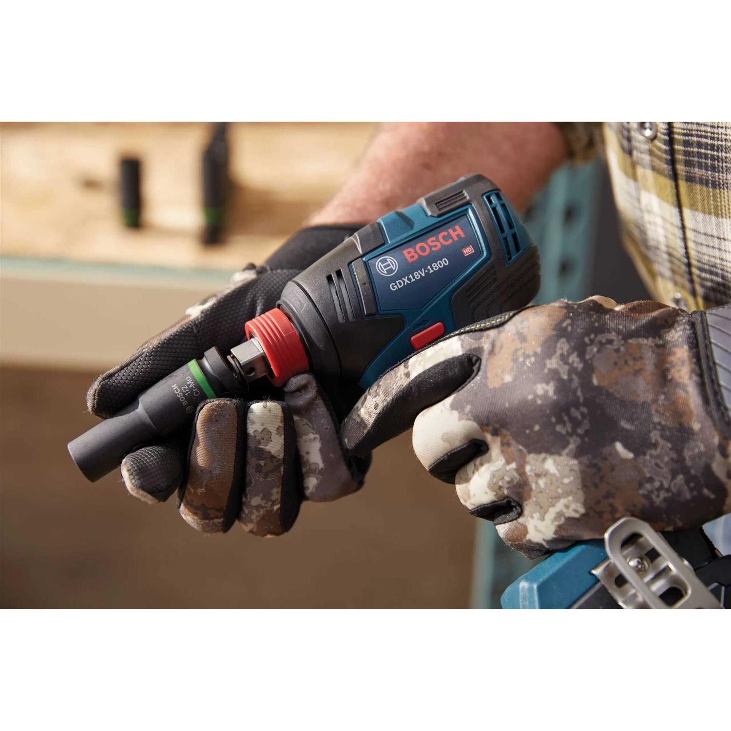 Bosch 18V EC Brushless Two-in-One Bit and Socket Impact Driver Kit GDX18V-1800B12 - Image 5