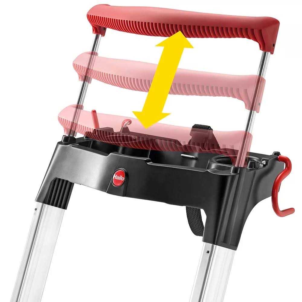 Hailo L100 pro 8 Step Aluminum Folding Step Ladder - Image 4