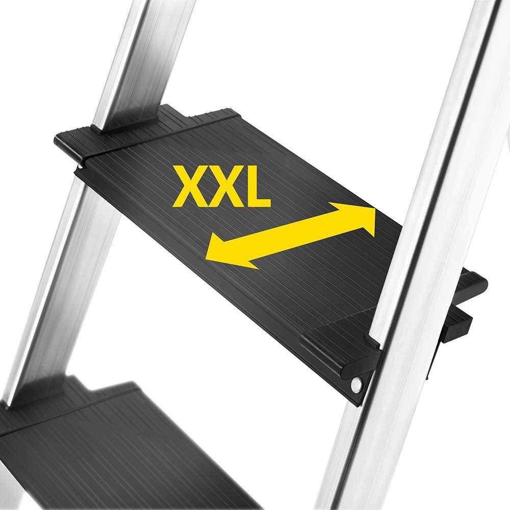Hailo L100 pro 8 Step Aluminum Folding Step Ladder - Image 5