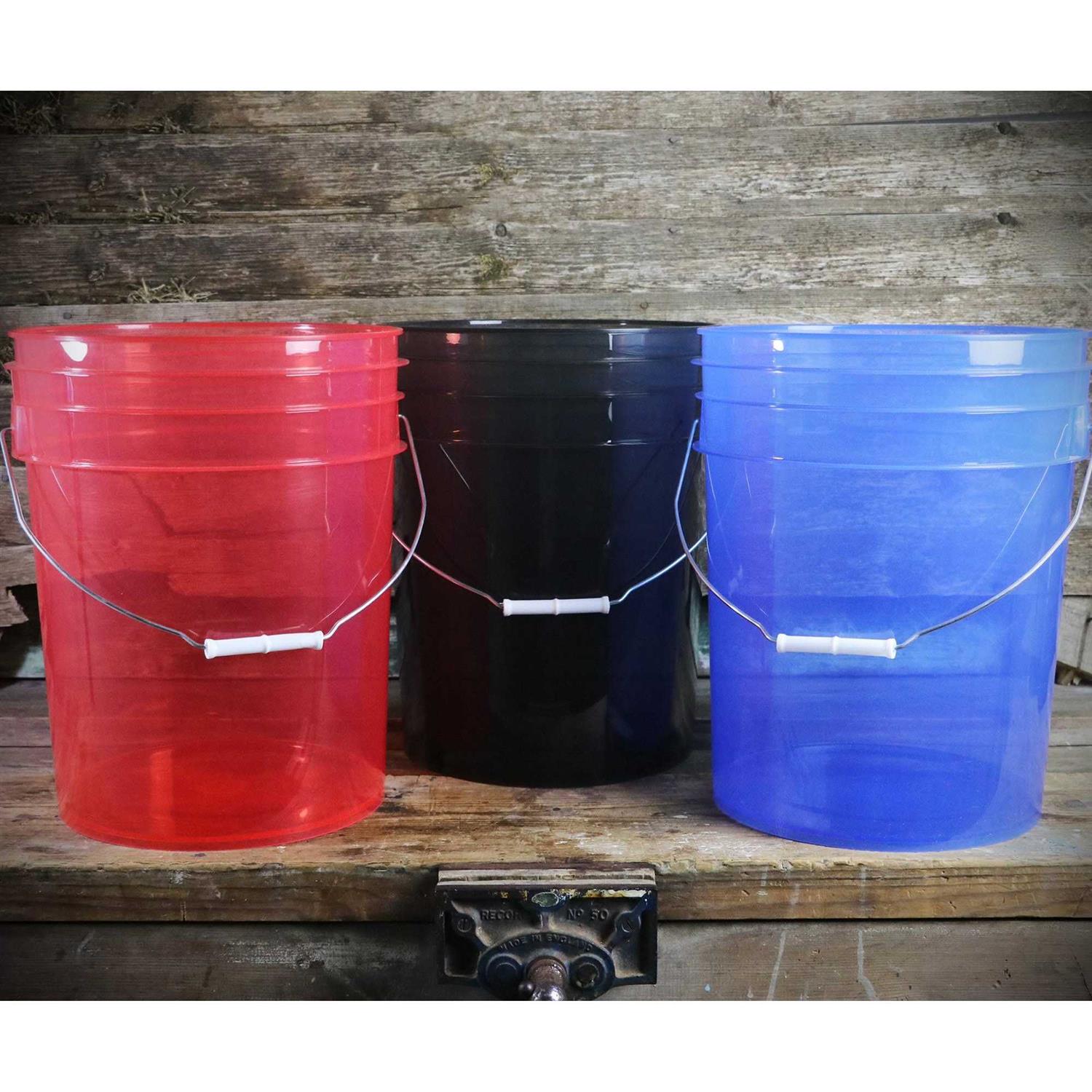 Leaktite Black Plastic Bucket 5 Gallon - Image 2