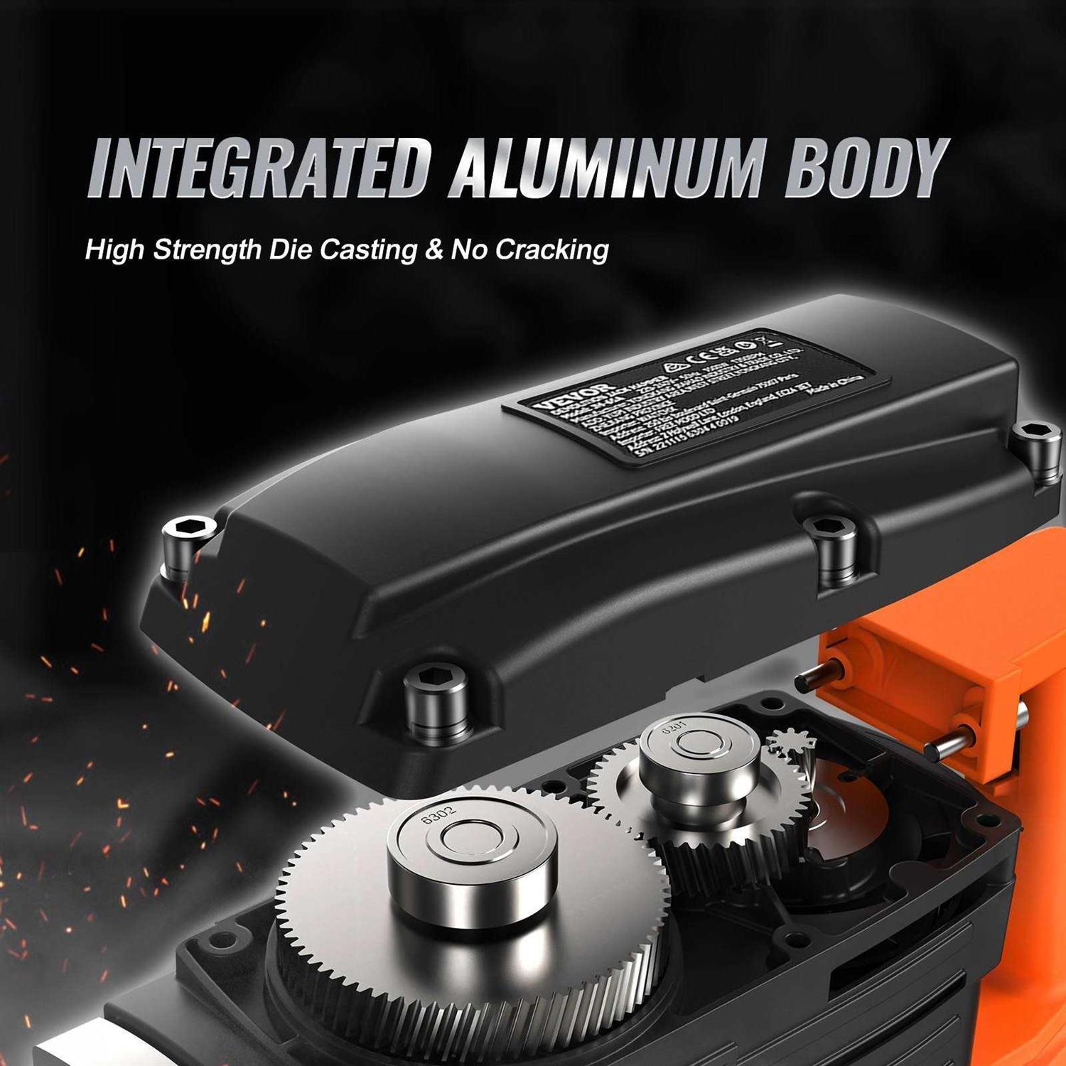 VEVOR Demolition Jack Hammer 2200W Electric Heavy Duty 1350 BPM Concrete Breaker - Image 3