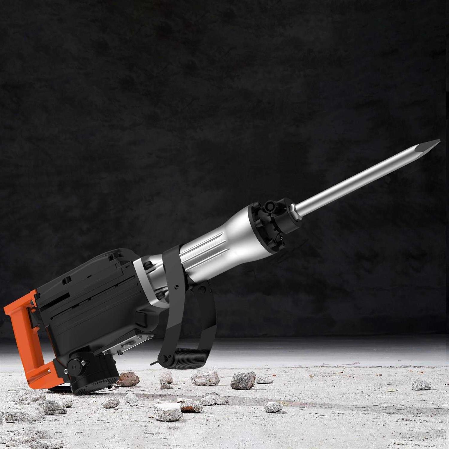 VEVOR Demolition Jack Hammer 2200W Electric Heavy Duty 1350 BPM Concrete Breaker - Image 5