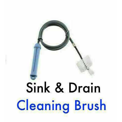 desin Flexible Drain Brushnylon Cleaner Double Ended Elastic Hose Pipe 67-inch and 2 Pcs 8.2-inch Straw Cleaning Brush - Image 2