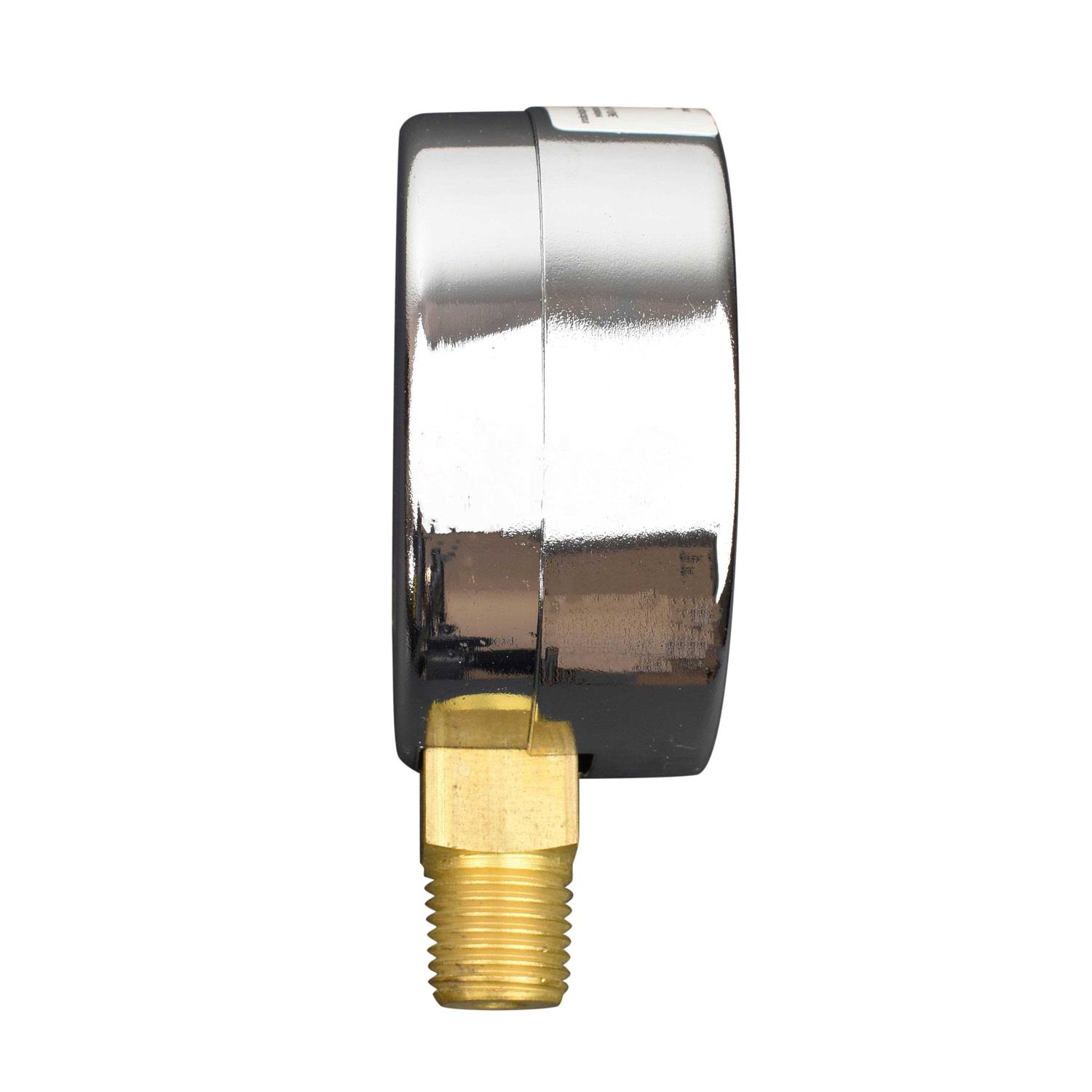 Carbo Instruments 2 1/2 inch Pressure Gauge Chrome Plated Steel Case - Image 3