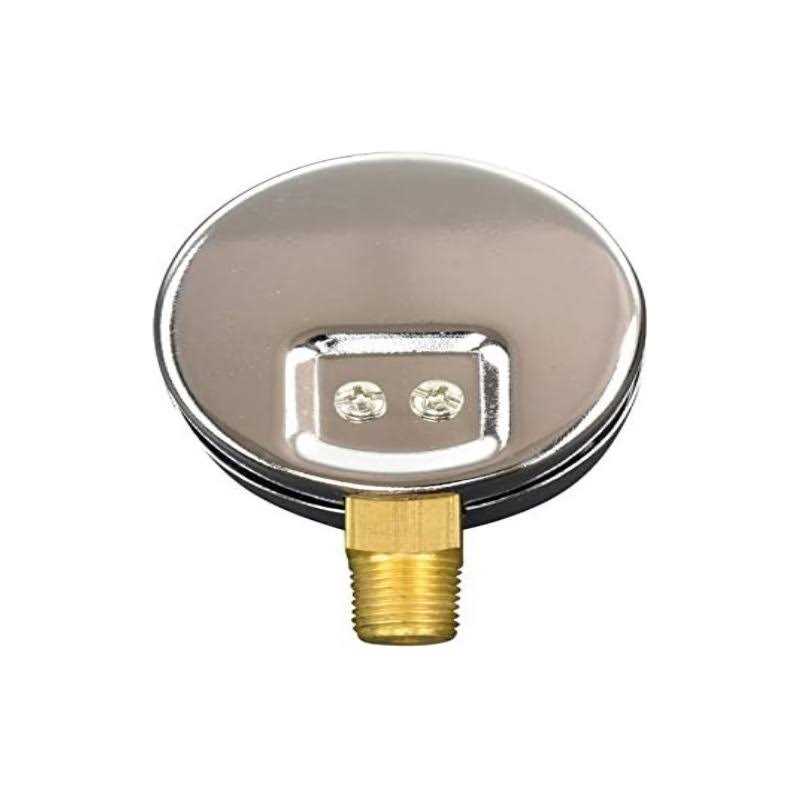 Carbo Instruments 2 1/2 inch Pressure Gauge Chrome Plated Steel Case - Image 4