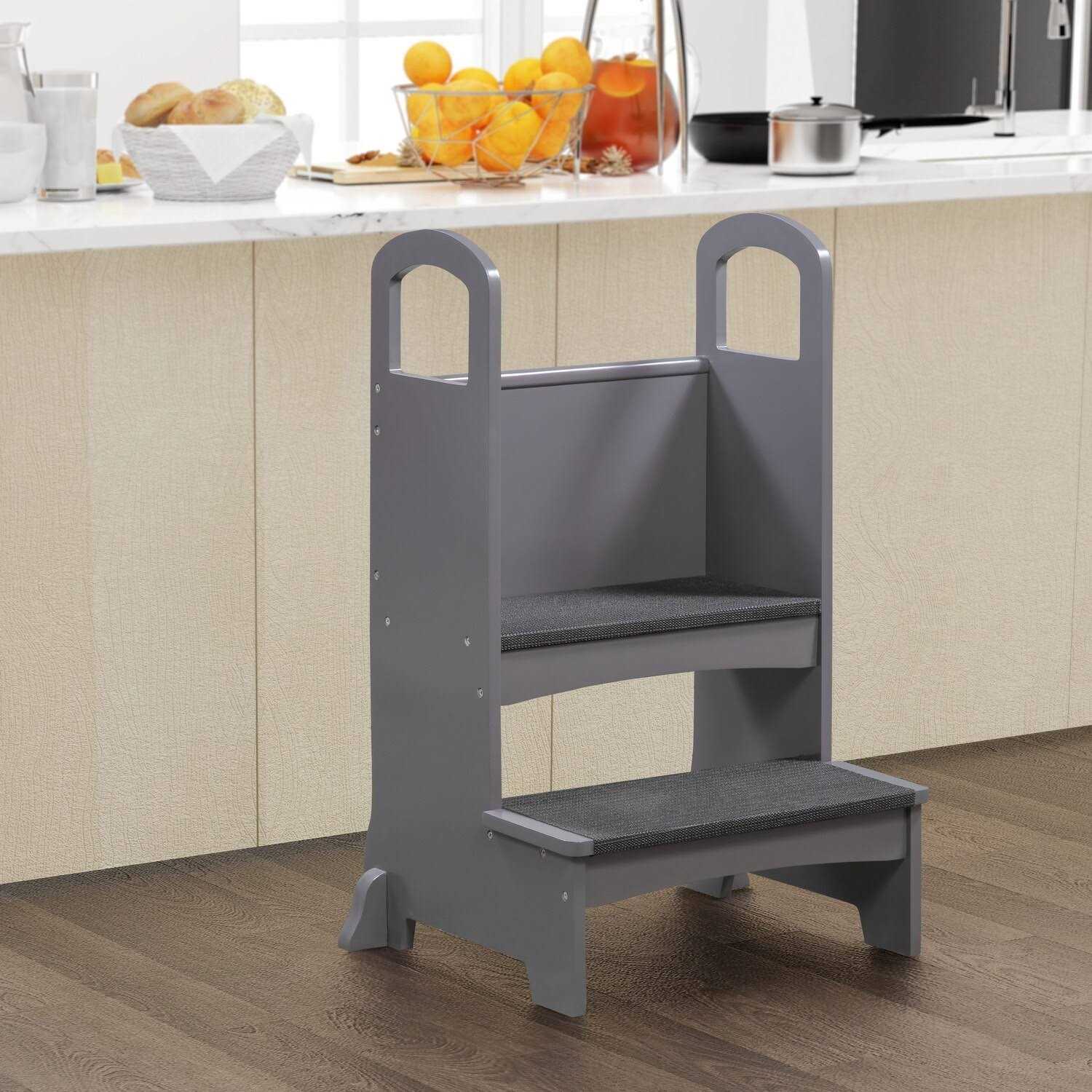 Naomi Home Kids Step to It Stool Kitchen Step Stool for Kids - Image 3