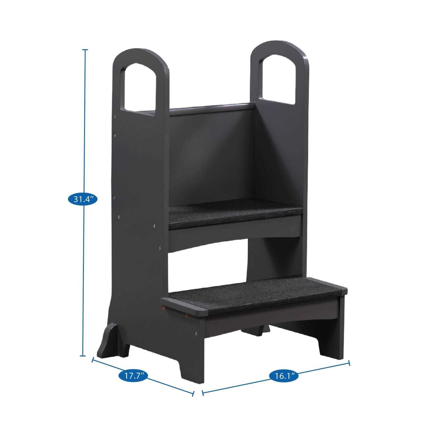 Naomi Home Kids Step to It Stool Kitchen Step Stool for Kids - Image 4