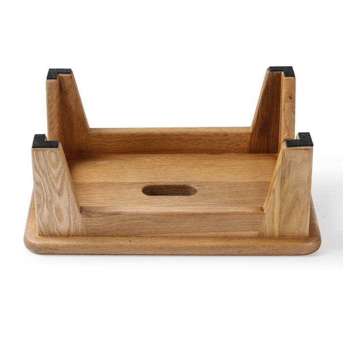 CONSDAN Step Stool for Bed USA Grown Oak,Wooden Step Stool for Adults - Image 4