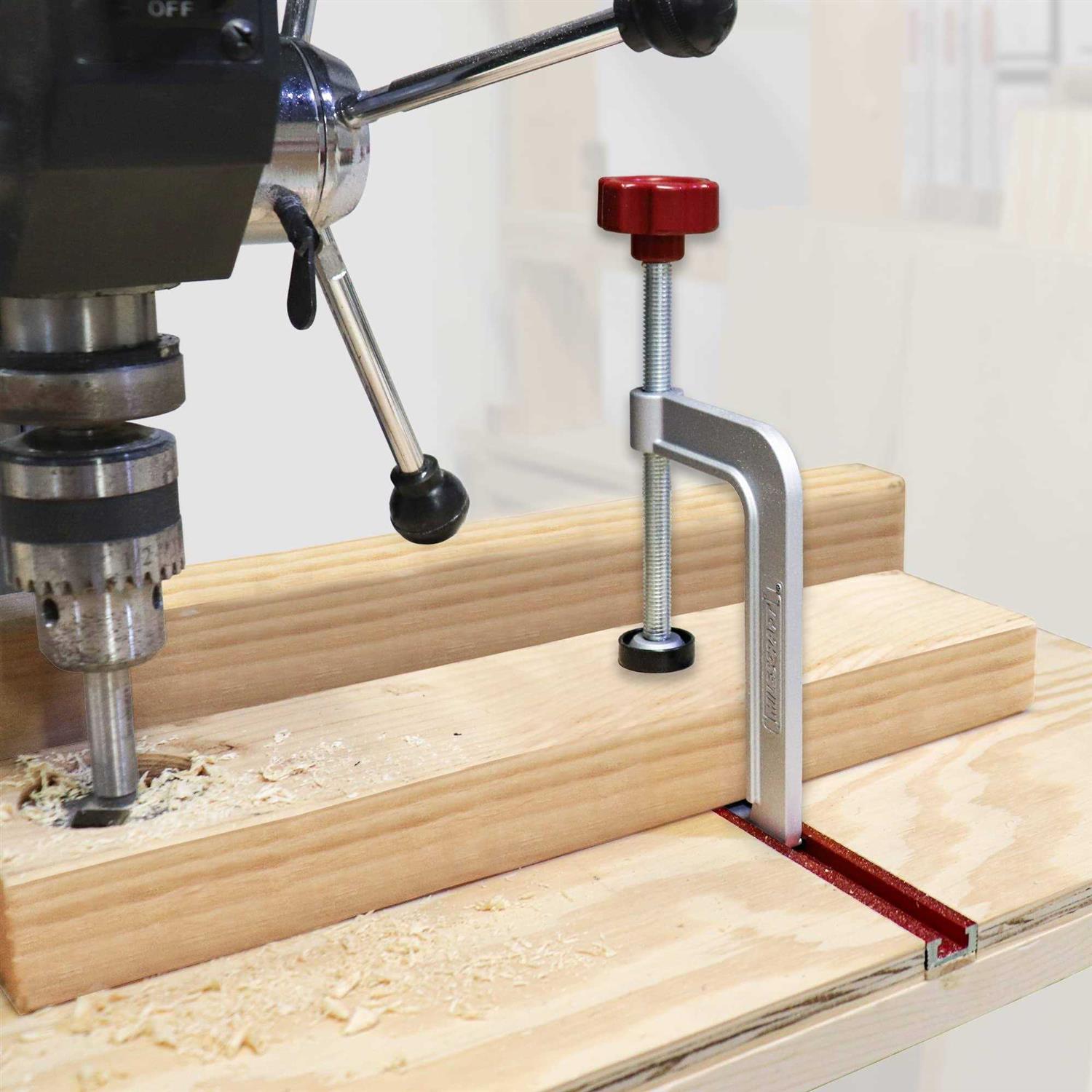 Milescraft 4021 TrackClamp Hold Down Clamps for T-Tracks - Image 5