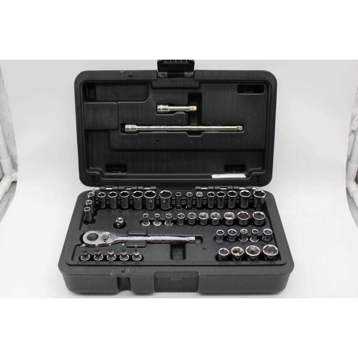 Duralast 1/4in Drive Ratchet and Socket Set 45 Piece 61-050 - Image 3