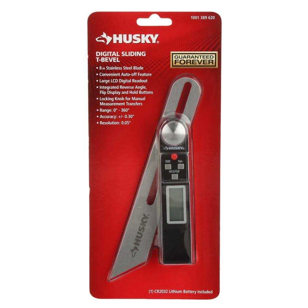 Digital Sliding T-Bevel/Angle Finder Husky # 828H # 1001389620 - Image 5