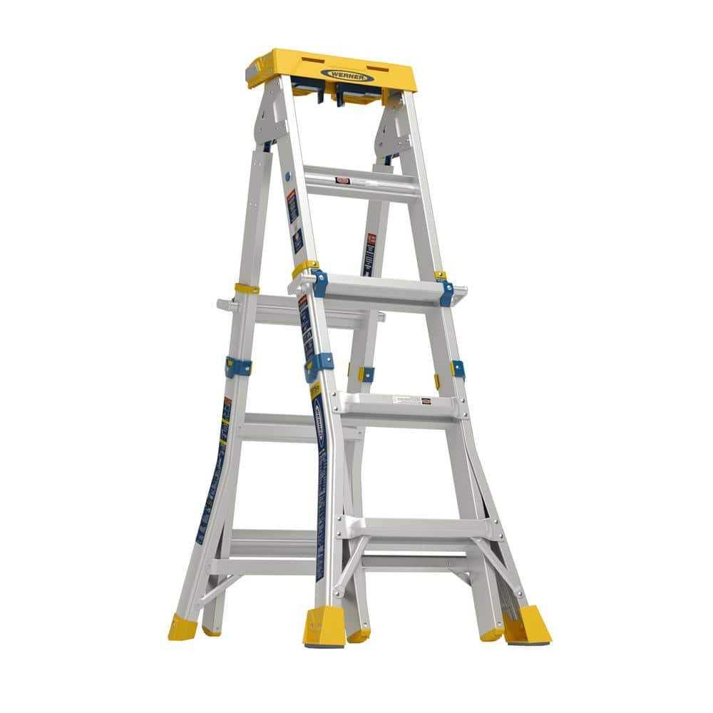Werner Multi-Max Pro Reach Aluminum Multi-Position Ladder