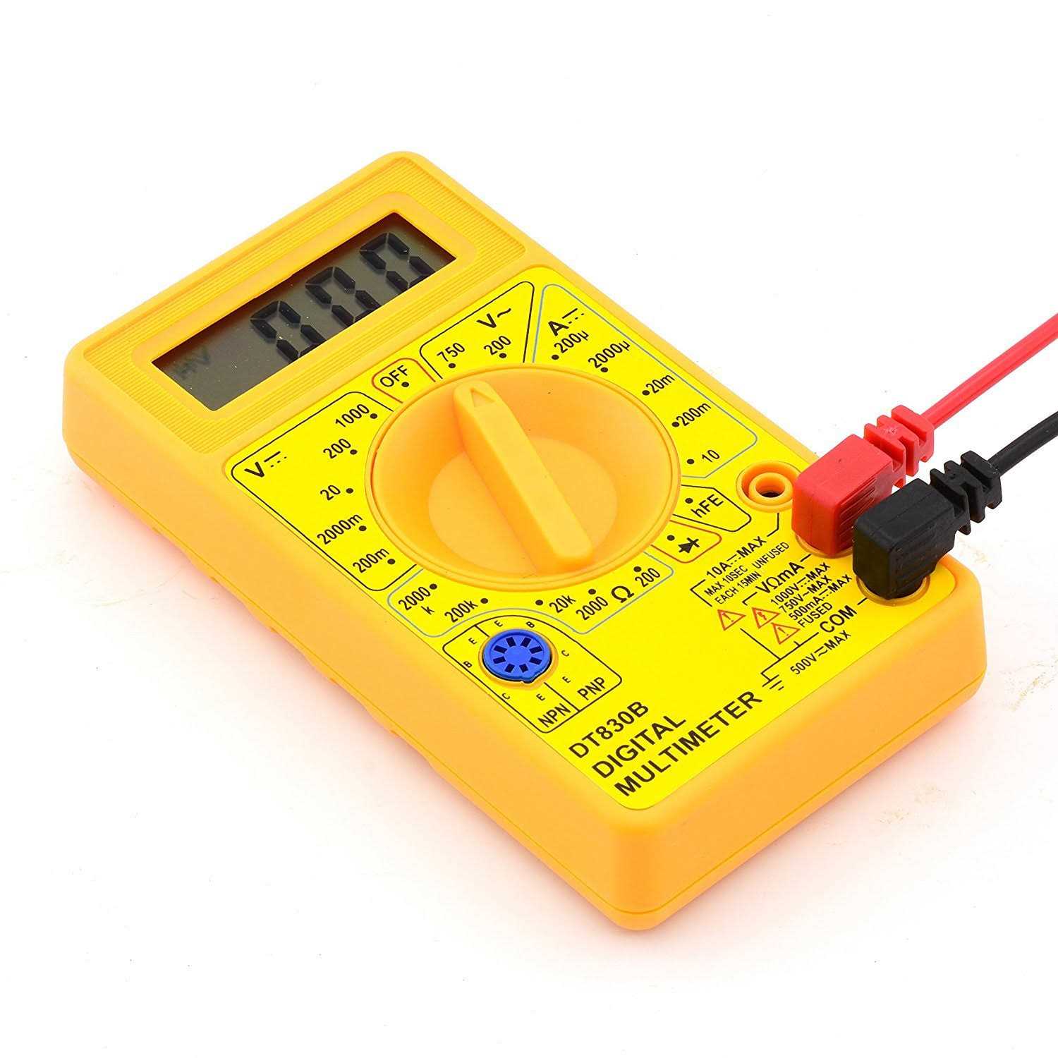 Neiko 40508 Digital Multimeter Diode and Transistor Tester AC/DC Volt Test - Image 3