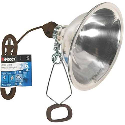Woods Clamp Lamp Light with Aluminum Reflector - Image 5