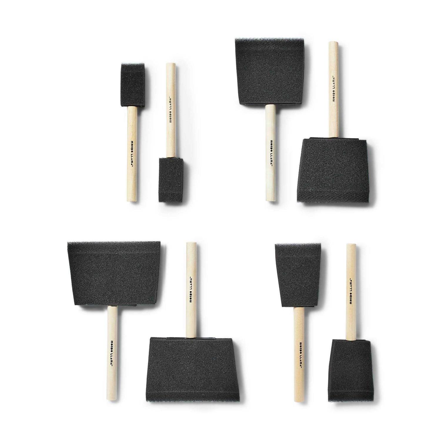 Mondo Llama 8ct Foam Brush Variety Pack - Image 3