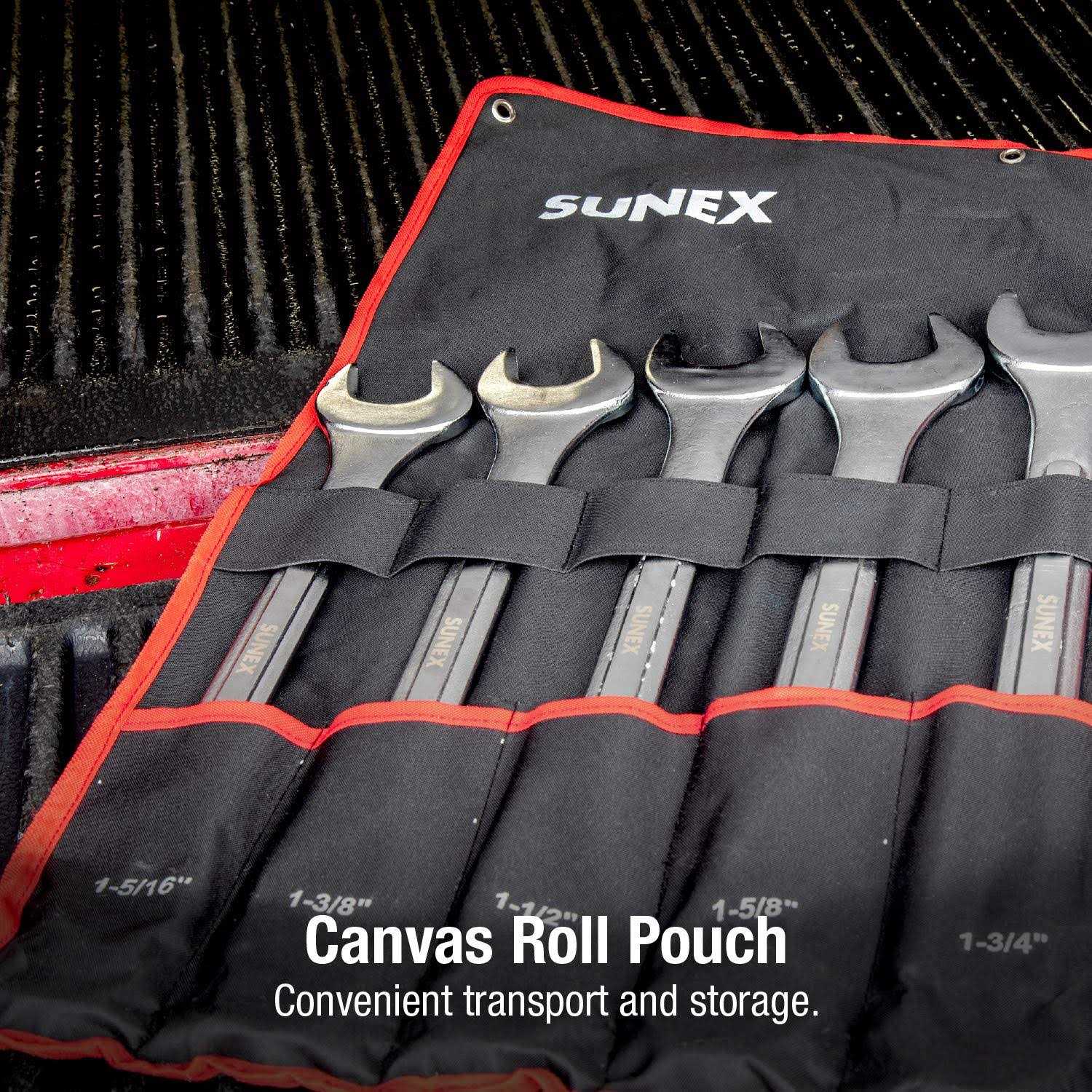 Sunex 7 Piece SAE Jumbo Combination Wrench Set - Image 3