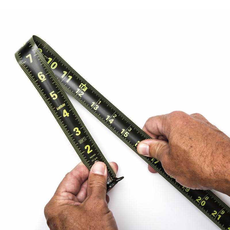 Crescent L1025CB Lufkin Control Series Black Blade Tape Measure - Image 4