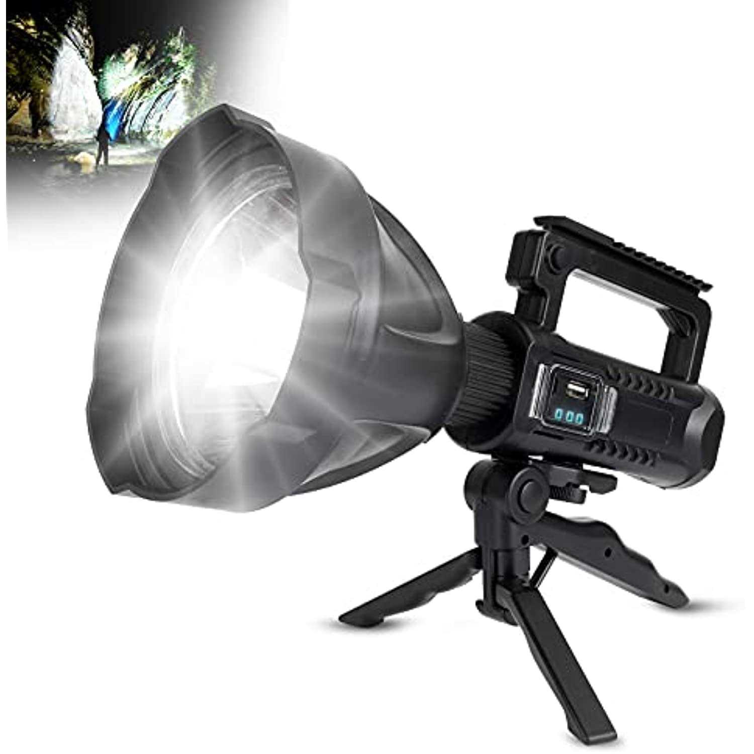 Foleto Rechargeable LED Spotlight Flashlights High Lumens Super Bright Flashlight with 4 Modes Ipx5 Waterproof - Image 4