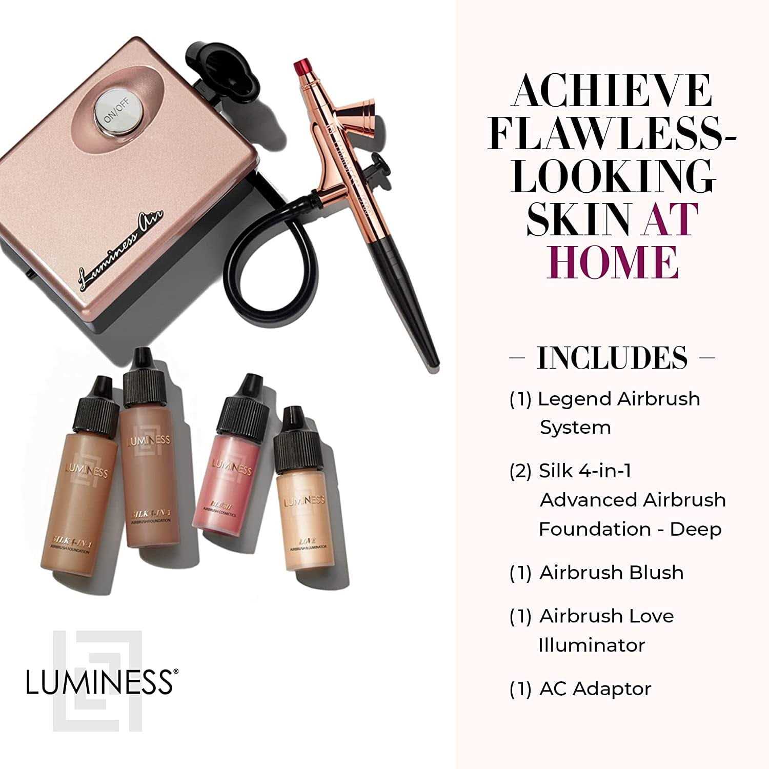 Luminess Legend Makeup Airbrush System & 4-Piece Foundation Starter Kit - Image 3
