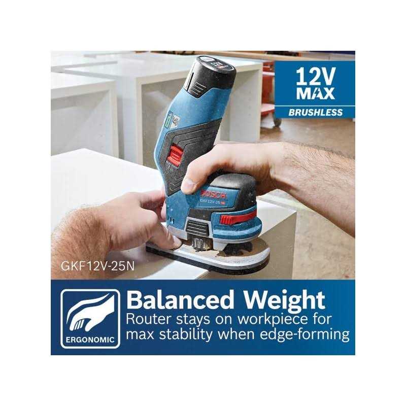 Bosch 12V Max EC Brushless Palm Edge Router GKF12V-25N - Image 5