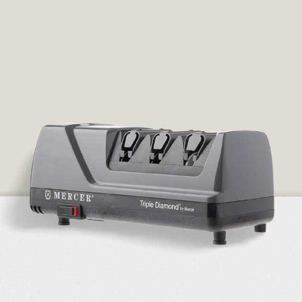 Mercer Culinary Triple Diamond 3 Stage Electric Knife Sharpener - Image 3
