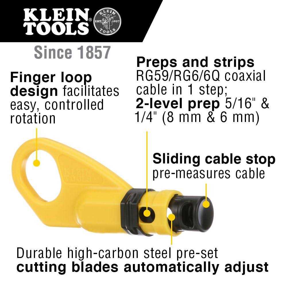 Klein Tools VDV026-211 Coax Cable,Installation Kit with Pouch - Image 4