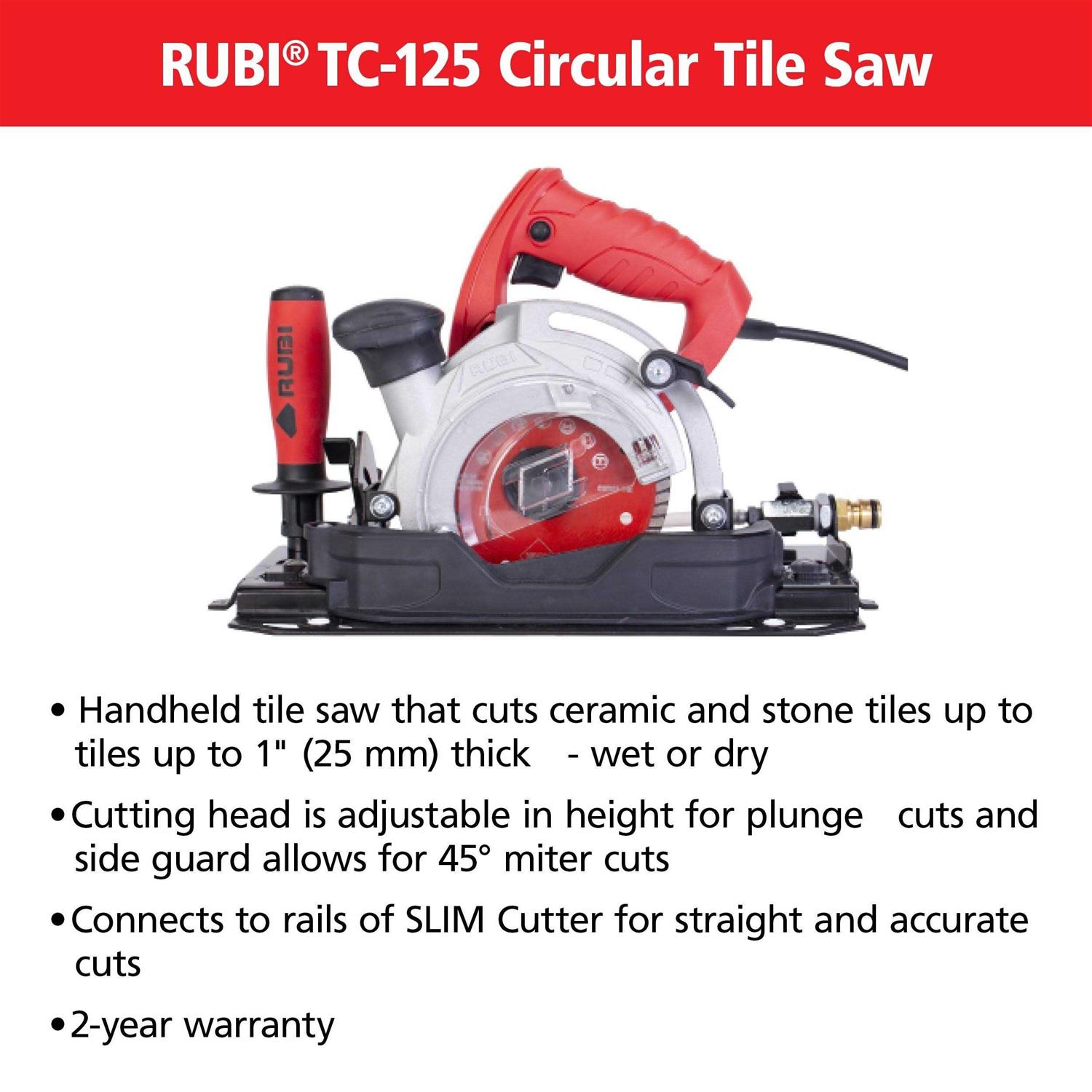 Rubi Tools TC-125 Circular Saw - Image 3