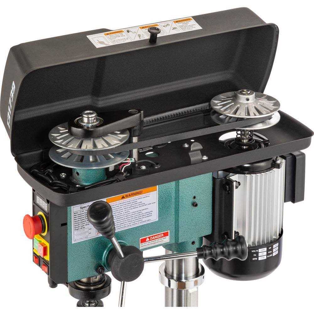 Grizzly T31739 12 Variable-Speed Benchtop Drill Press with Laser - Image 3
