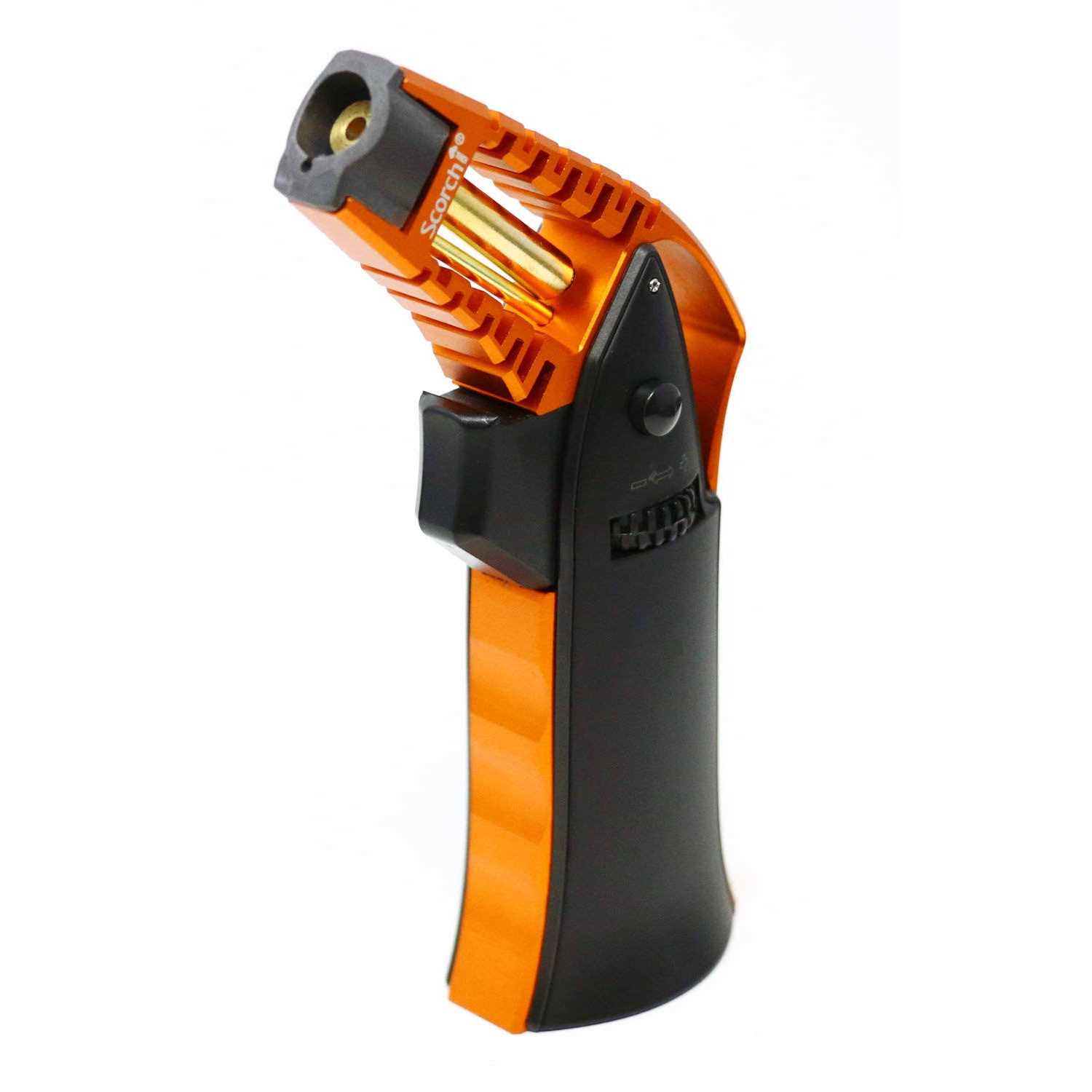 Scorch Torch CNC Machined 6.75 Tall Handheld Aluminum Flame Adjustable Butane Refillable Torch in Gift Box - Image 4