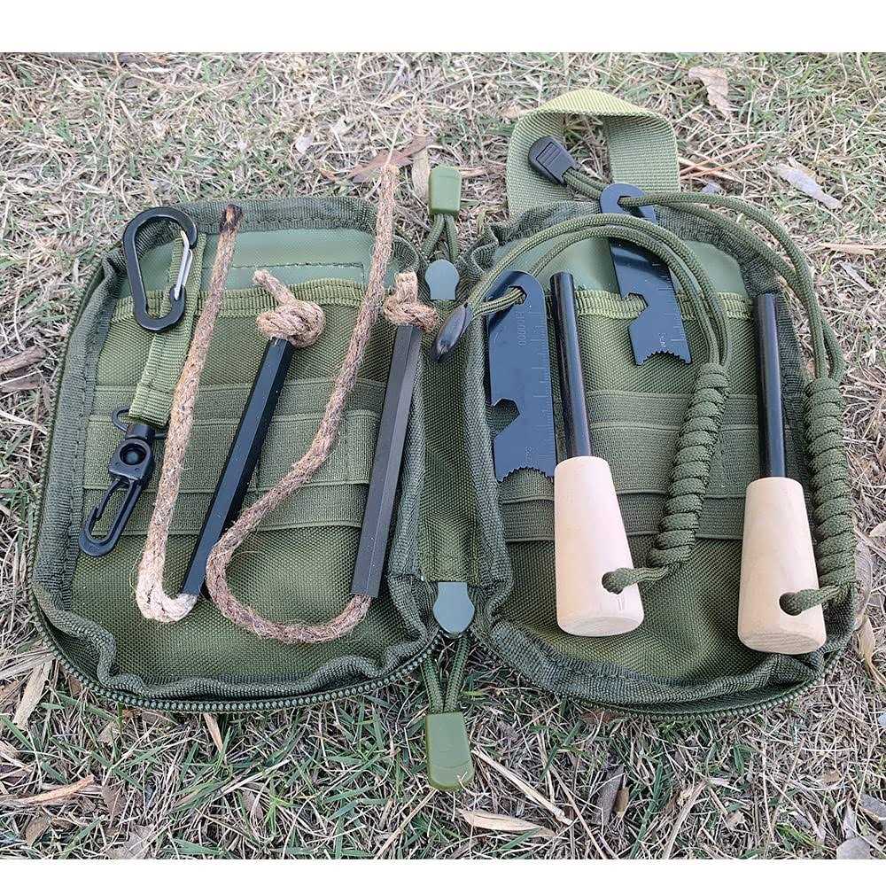 Fire Starter Survival Kit, Larger Ferro Rod with Striker Lanyard 3in Long Flint and Steel - Image 5