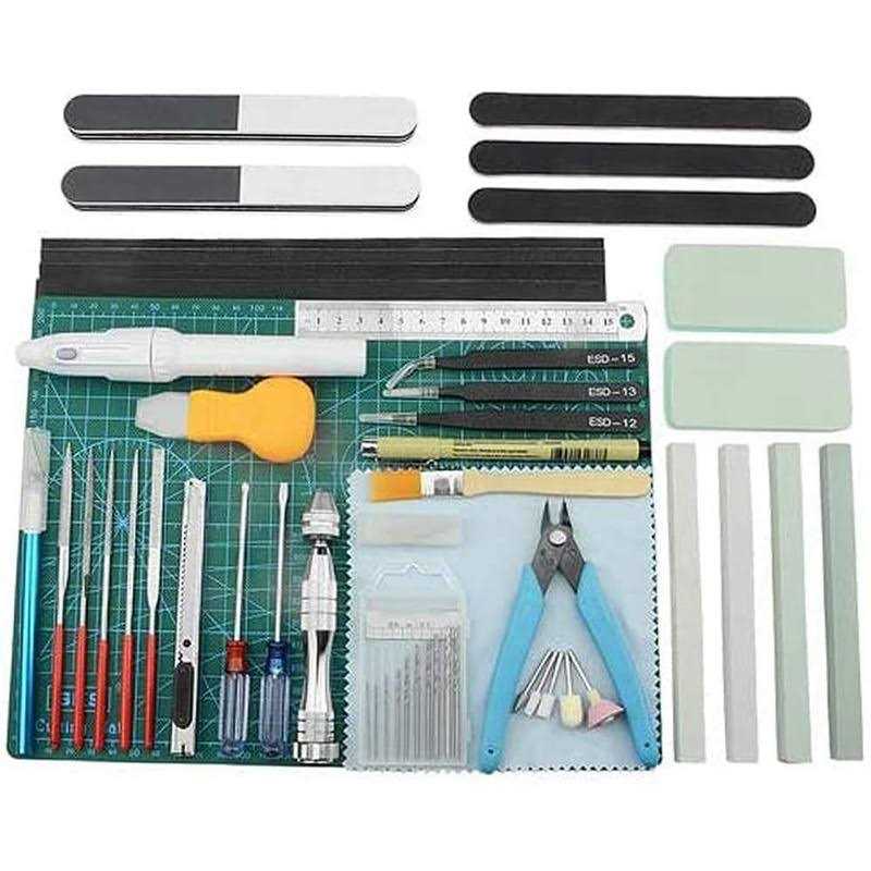 Rustark 9pcs Gundam Model Tools Kit Hobby Building Repairing and Fixing Set for Kids - Image 4