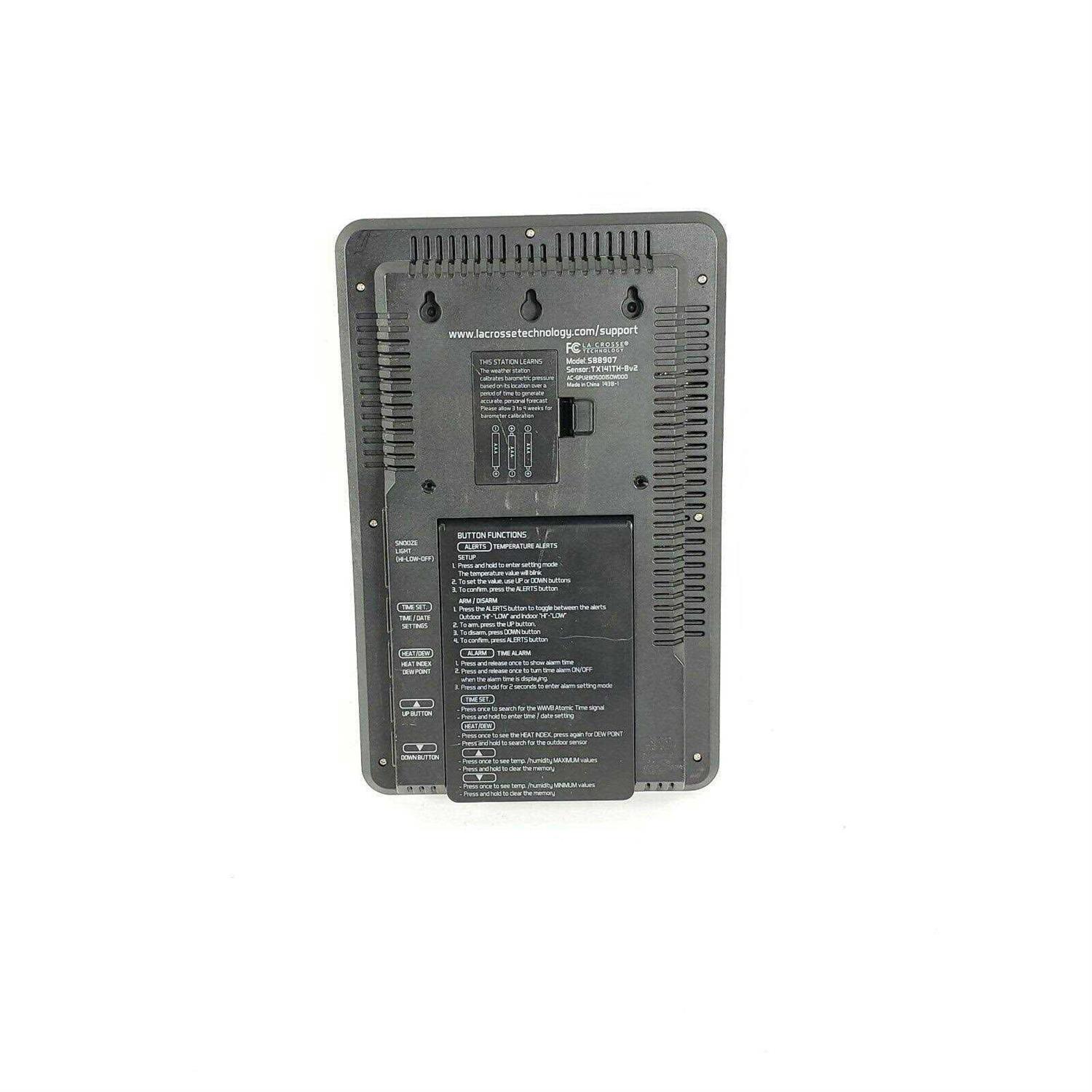 La Crosse Technology Vertical Wireless Color Forecast Station with Temperature Alerts - Image 5