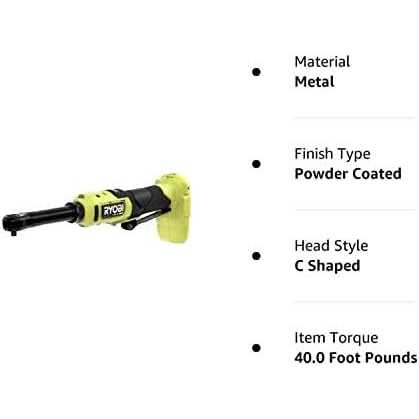 RYOBI ONE+ HP 18V Brushless Cordless 1/4 in. Extended Reach Ratchet - Image 4