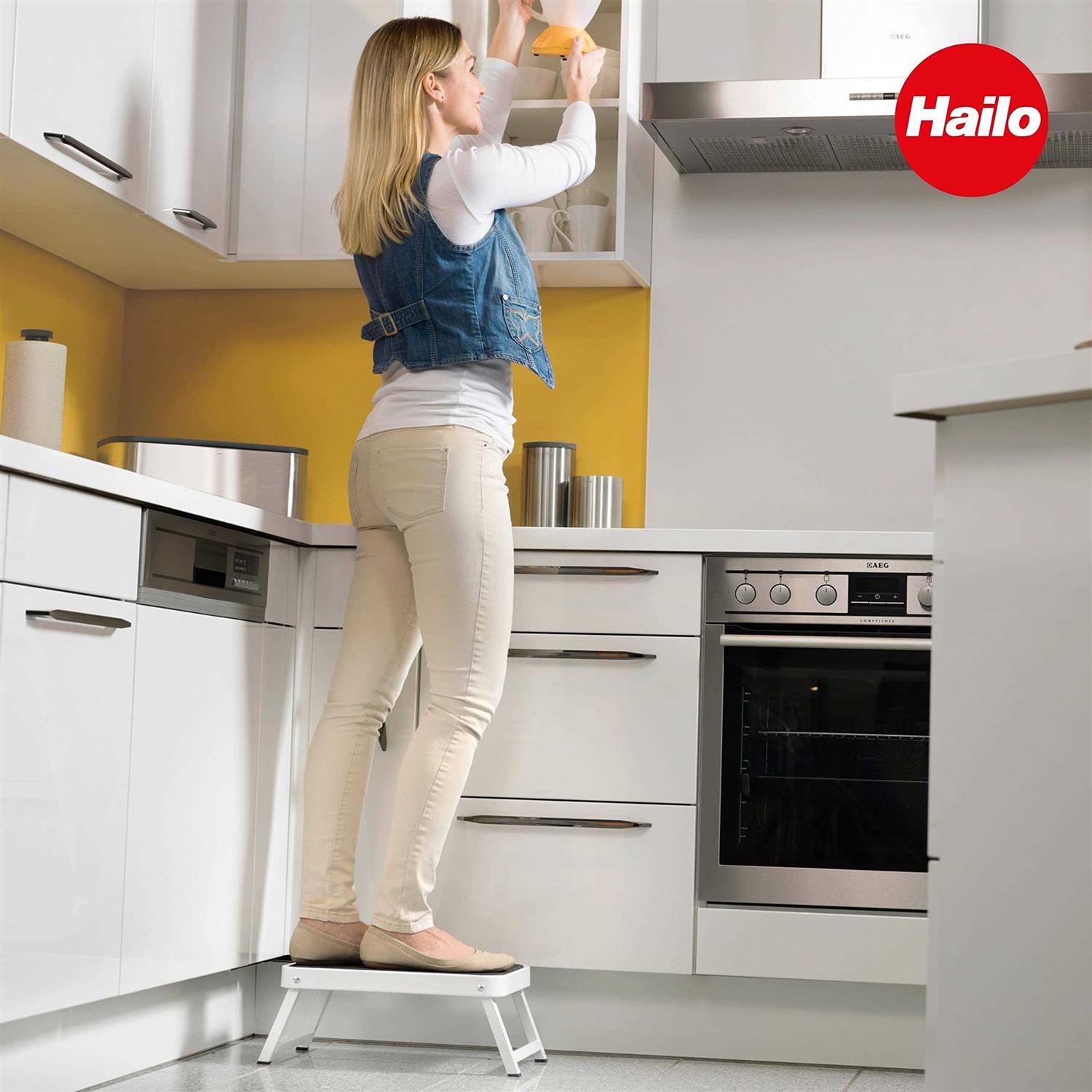 Hailo OneStep Folding Steel Step Stool - Image 5