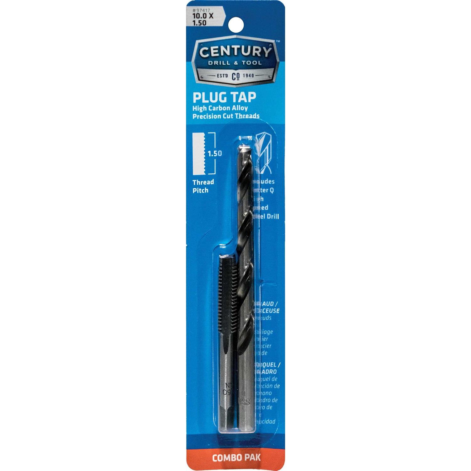 Century Drill & Tool Tap-Metric 10.0x1.50 Q Letter Drill Bit - Image 5