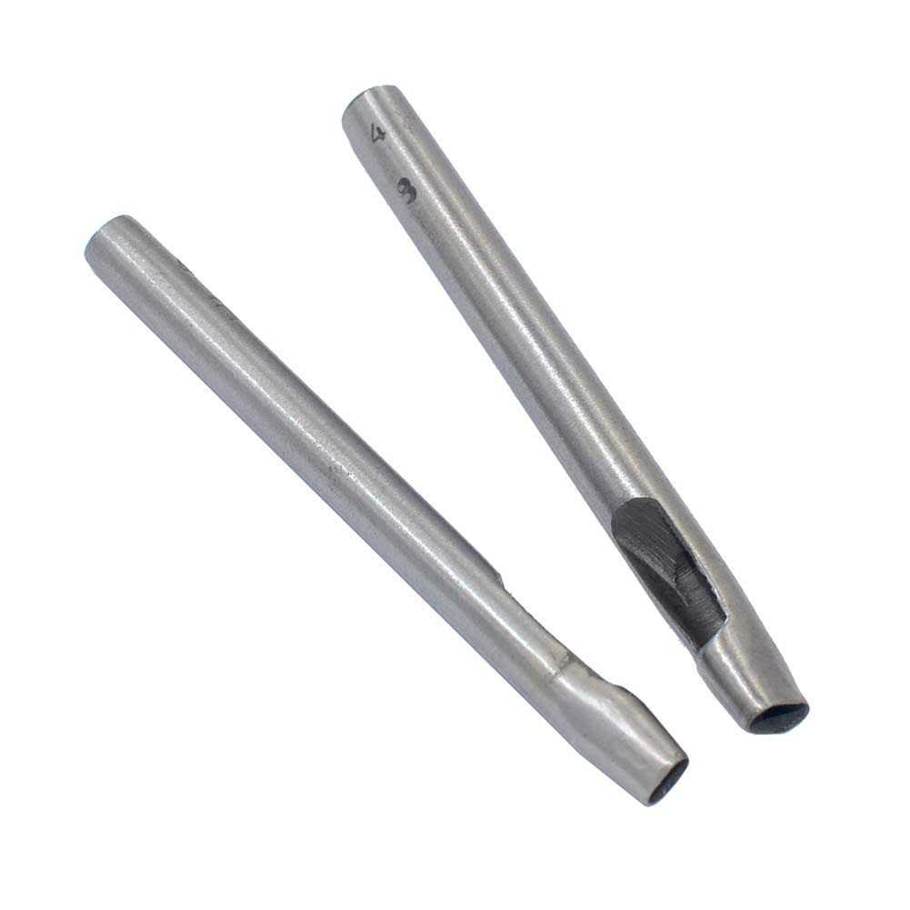 DGOL 6 Sizes Leather Oval Hole Punch Belt Hollow Punching Cutting Cutter Tool Kit - Image 4