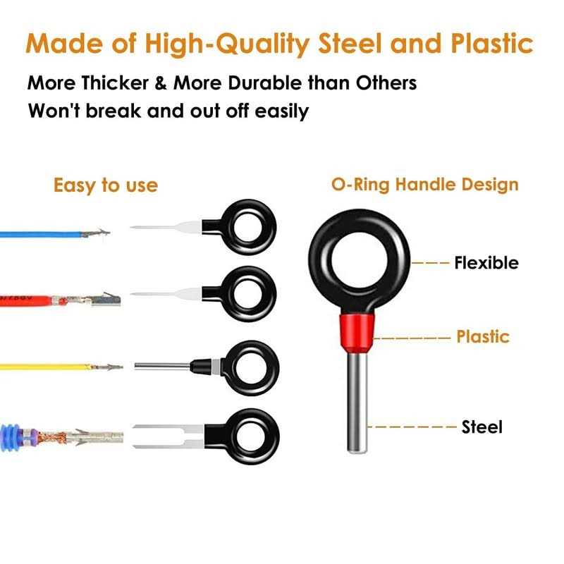 Maerd Terminal Removal Tool Kit 76Pcs Terminal Ejector Kit for Car - Image 4