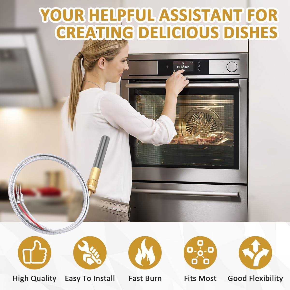 Cozy 70098 Fireplace Mv Tp75 Generator Same Day Shipping - Image 4