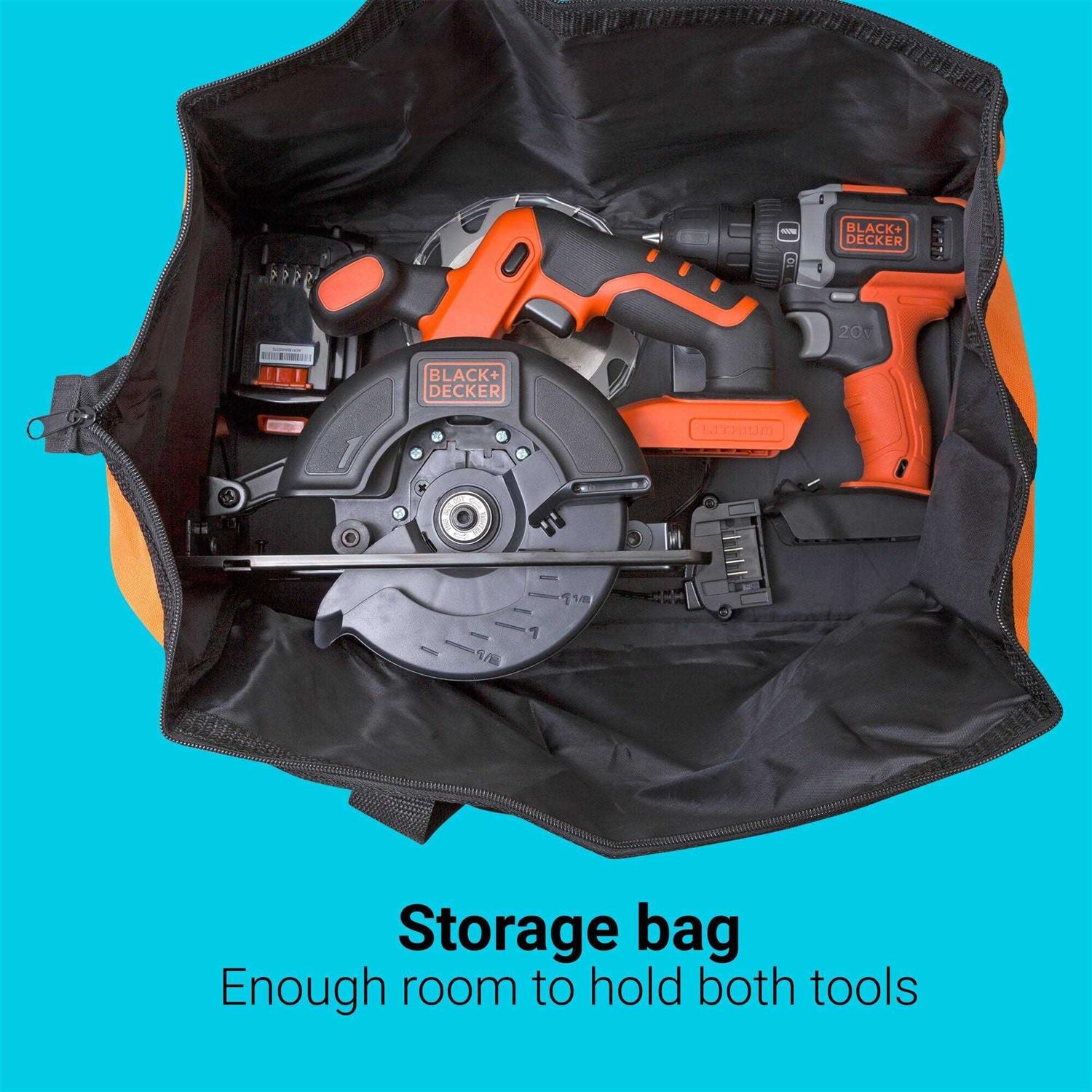 Black & Decker Drill/Driver & Circular Saw BDCD220CS - Image 5