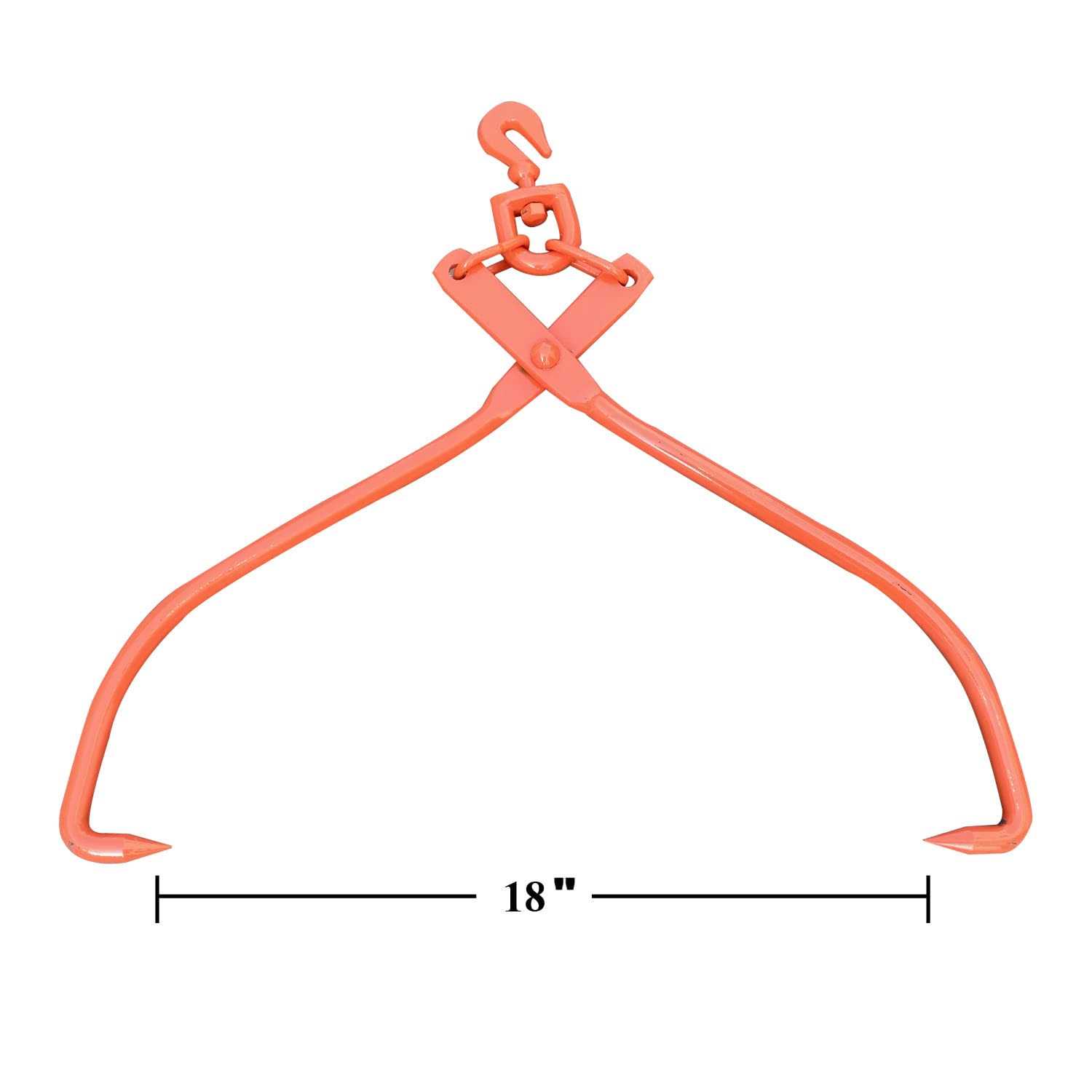 OAOLOWF Skidding Tongs Log Lifting/Swivel Dragging Steel Tongs Log Lifting - Image 3