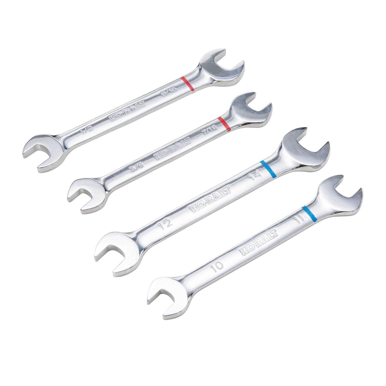 Kobalt 154-Piece Standard and Metric Polished Chrome Mechanics Tool Set with Hard Case - Image 3