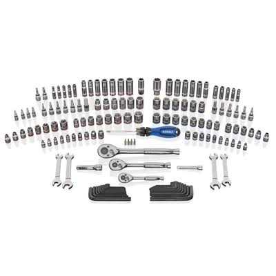 Kobalt 154-Piece Standard and Metric Polished Chrome Mechanics Tool Set with Hard Case - Image 4