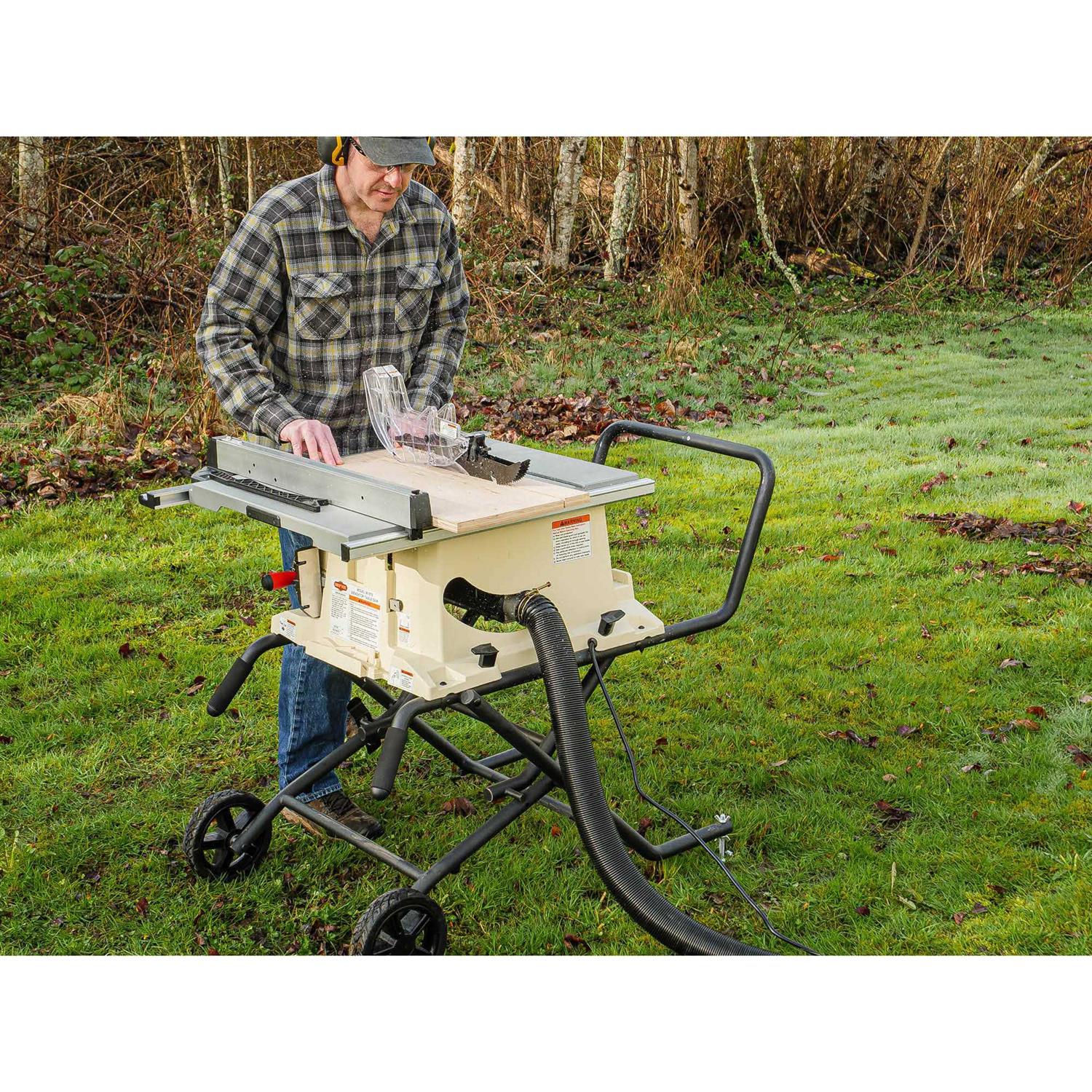 Shop Fox W1875 2 HP Benchtop Table Saw with Stand - Image 3