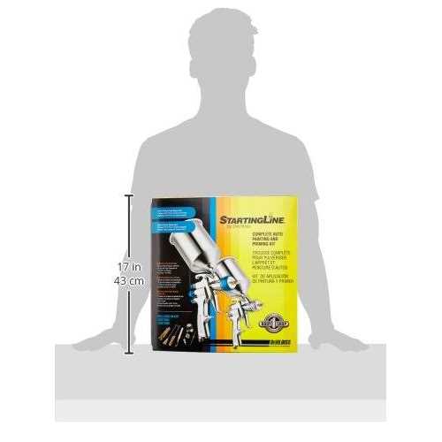 DeVilbiss StartingLine 802343 Gravity Feed Paint Spray Gun - Image 4