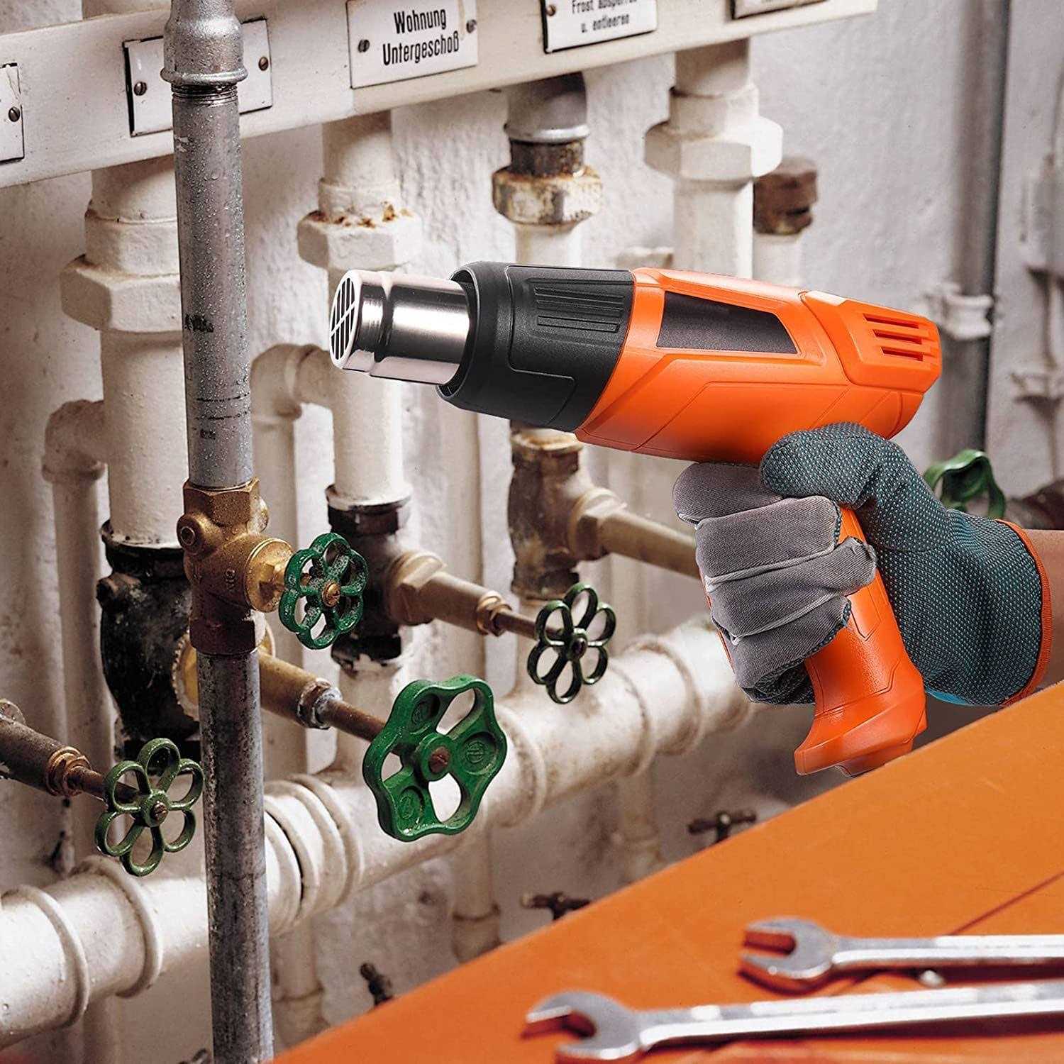 Generic Heat Gun 1500w 572°F~ 932°F Dual Temperature Hot Air Gun-HGP68AC - Image 4