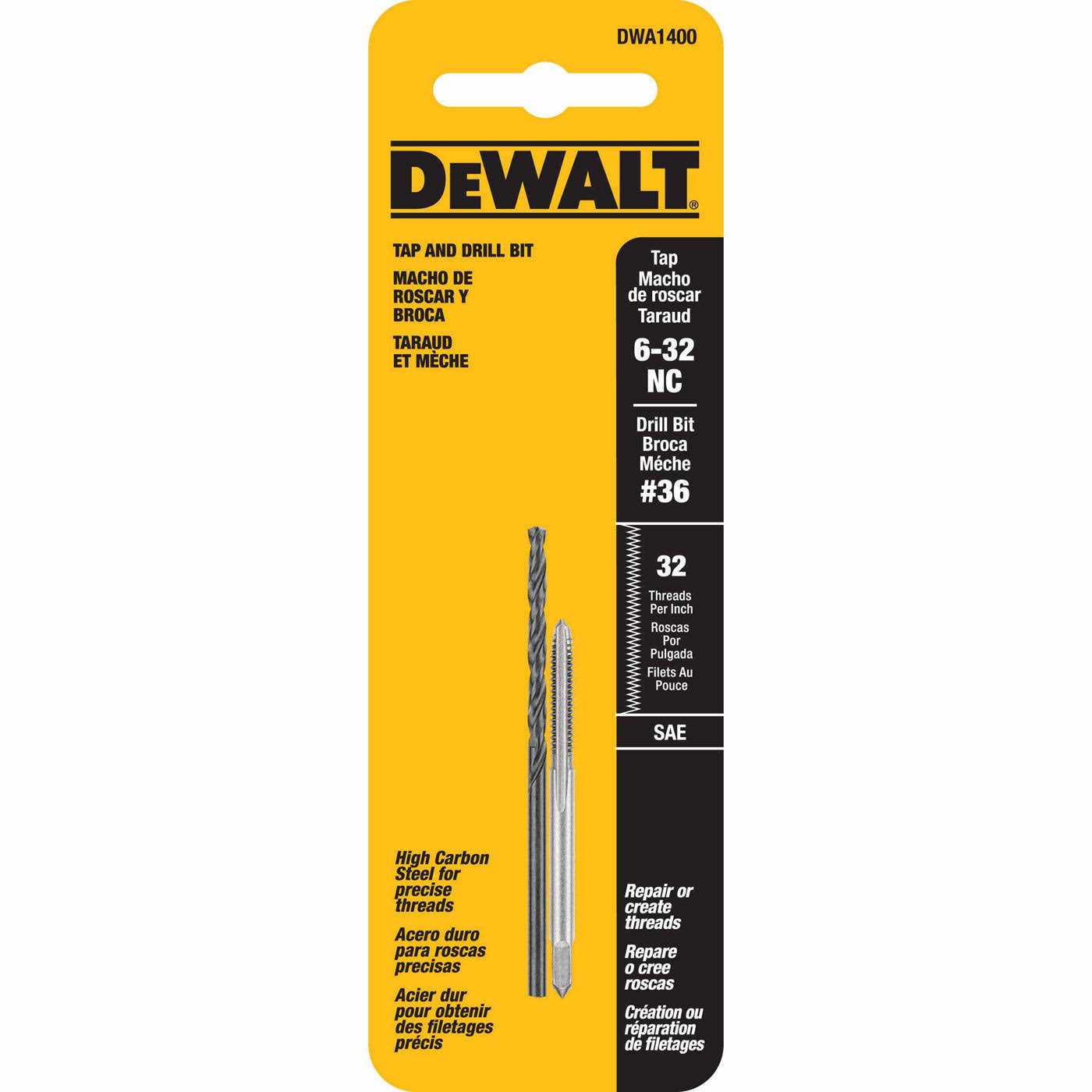 Dewalt Drill Bit & Tap Set DWA1414 - Image 3