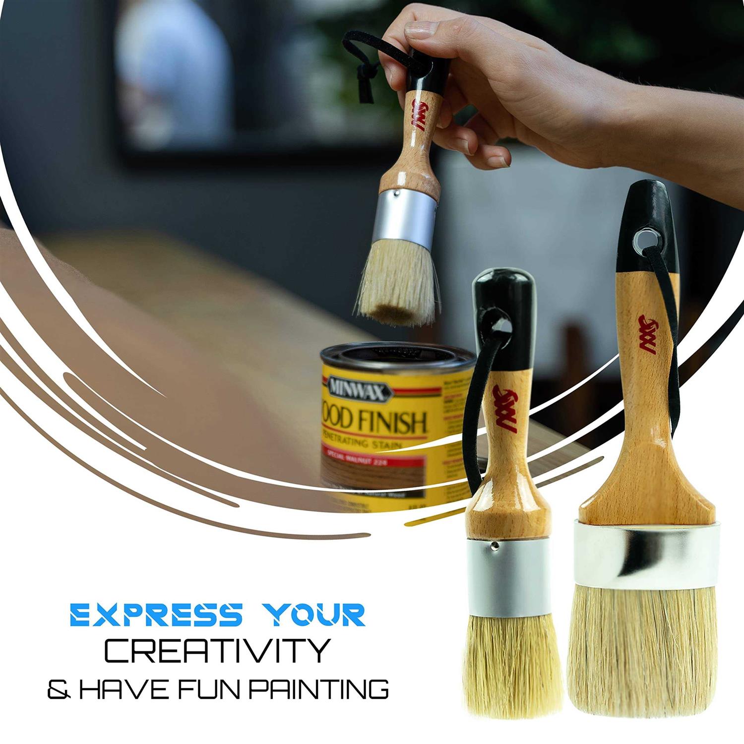 Chalk & Wax Paint Brush Furniture - Image 3