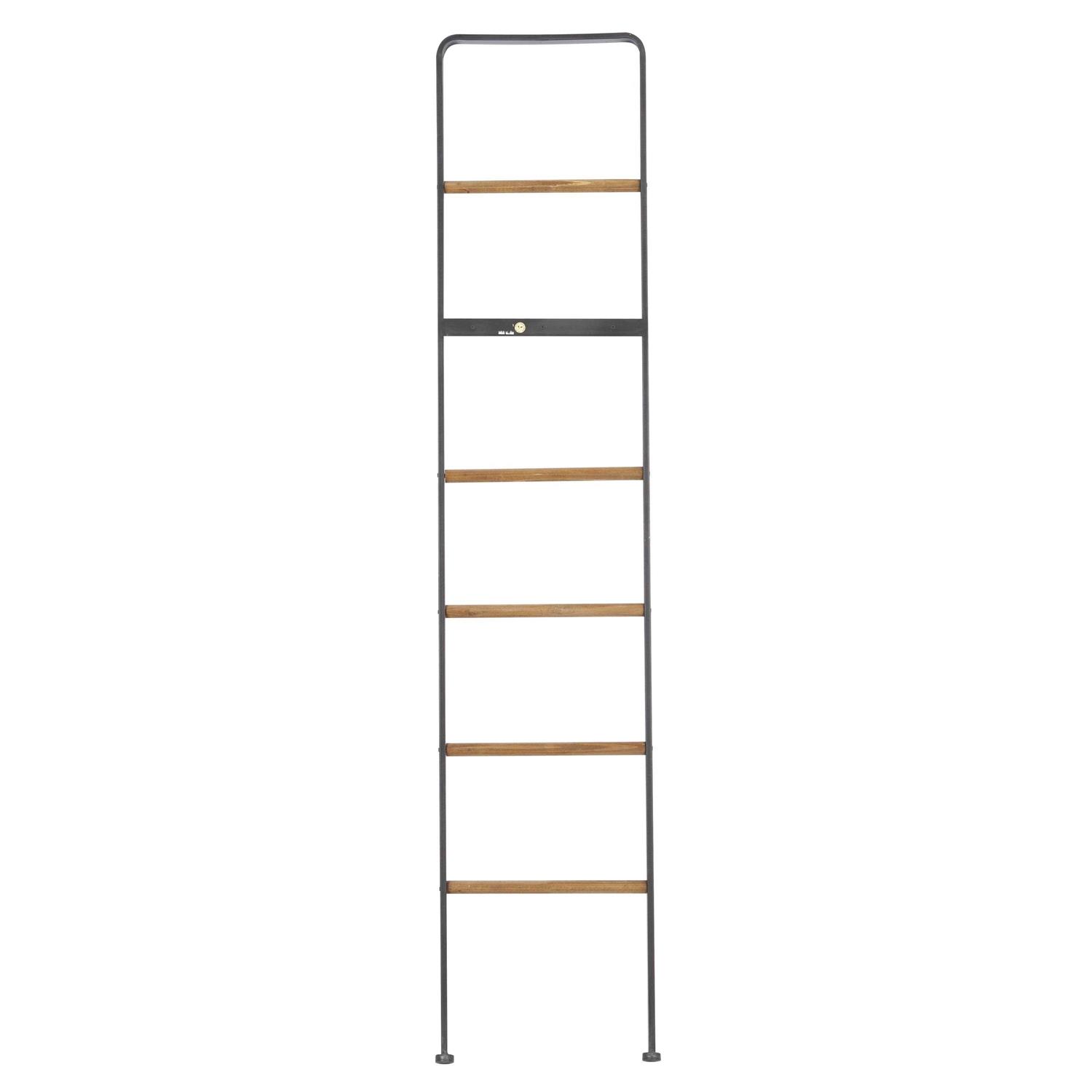 DecMode Black Metal 6 Rack Ladder - Image 3