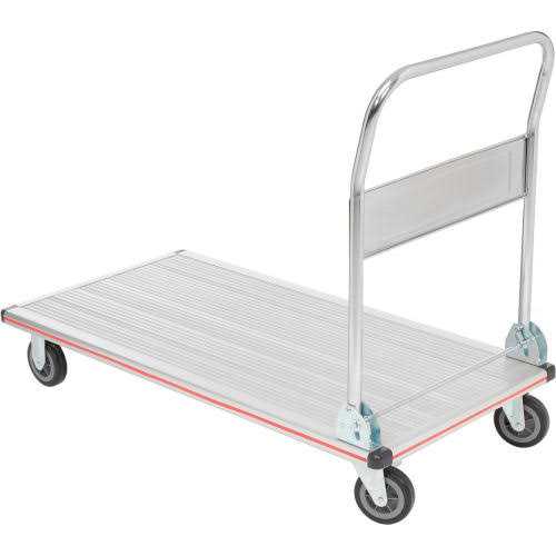 Global Industrial 241579 Folding Platform Truck Aluminum 48 x 24 600 Lb. Capacity - Image 4