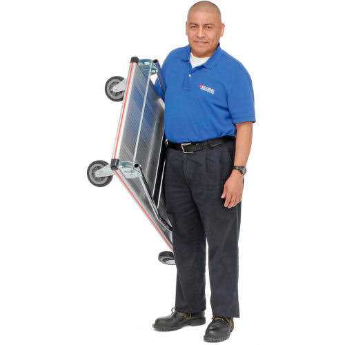 Global Industrial 241579 Folding Platform Truck Aluminum 48 x 24 600 Lb. Capacity - Image 5